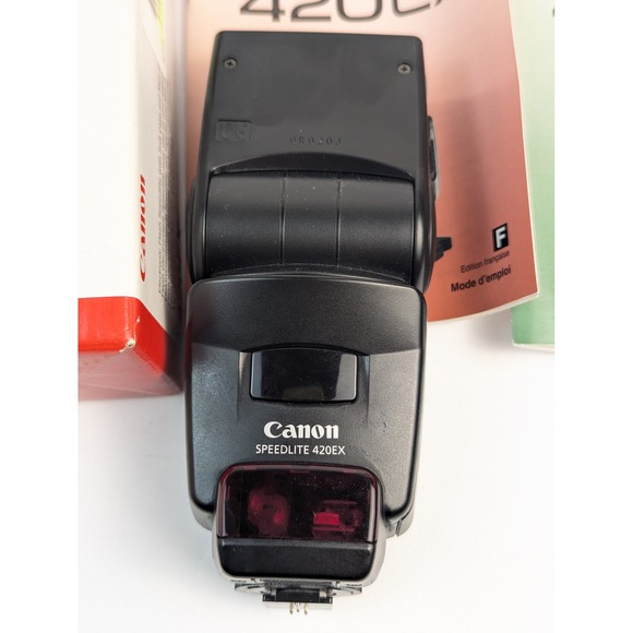 Canonβ Speedlite 420EX E TTL Flash for EOS Cameras with Box - Picture 7 of 11